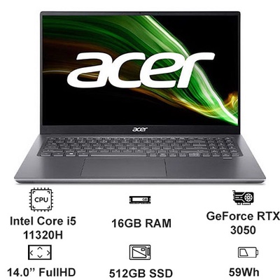 Laptop Acer Swift X SFX16-51G-516Q NX.AYKSV.002-3