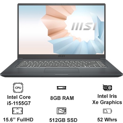 Laptop MSI Modern 15 A11M-5