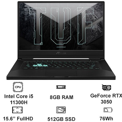 Laptop ASUS TUF Dash Gaming F15 FX516PC-HN558W-8