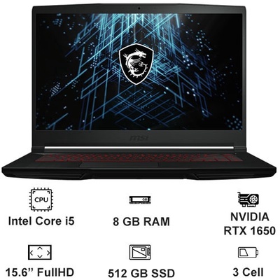 Laptop MSI Gaming GF63 Thin 11SC-666VN-5