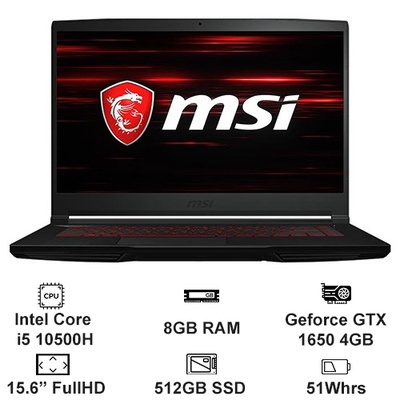 Laptop MSI Gaming GF63 THIN 10SC-468VN-4