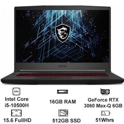 Laptop MSI Gaming GF65 THIN 10UE-286VN-3