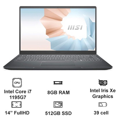 Laptop MSI Modern 14 B11MOU-1032VN-4