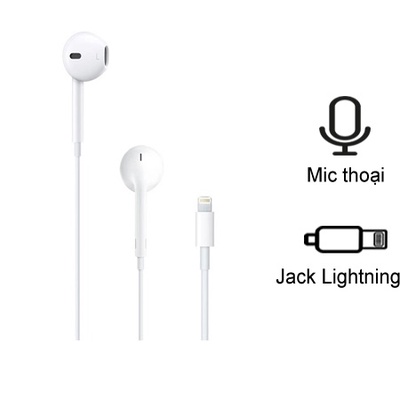 Tai nghe Apple EarPods Lightning (MMTN2) Chính hãng Apple Việt Nam-0