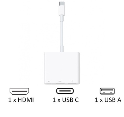 Cáp chuyển đổi Apple USB-C Digital AV Multiport MUF82ZA | Chính hãng Apple Việt Nam-0