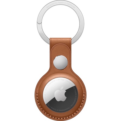 Dây đeo Apple AirTag Leather Key Ring chính hãng-0