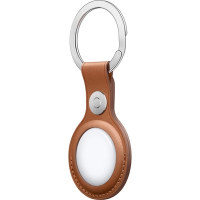 Dây đeo Apple AirTag Leather Key Ring chính hãng-2