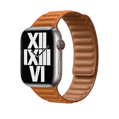 Dây đeo Apple Watch Leather Link 45/44/42mm-1