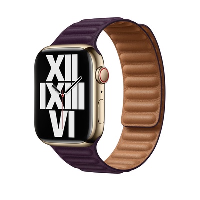 Dây đeo Apple Watch Leather Link 45/44/42mm-3