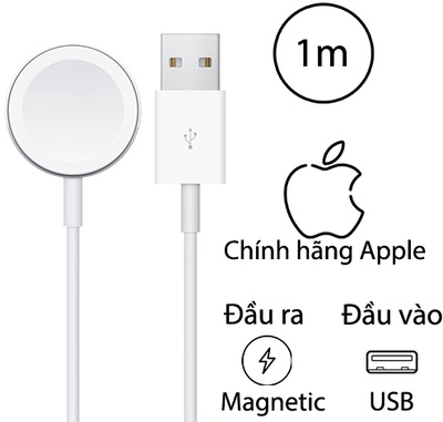 Cáp sạc Apple Watch Magnetic MX2E2ZA 1M | Chính hãng Apple Việt Nam-0