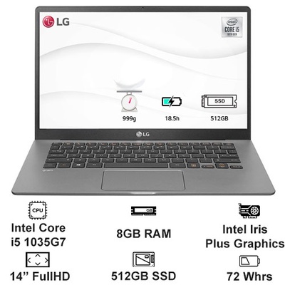 Laptop LG gram 2020 14ZD90N-V.AX55A5-10