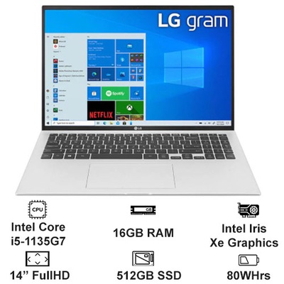 Laptop LG Gram 2021 14ZD90P-G.AX56A5 14 inch-15